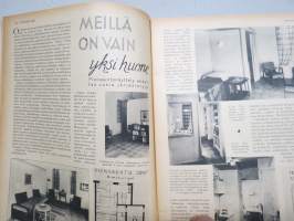 Kotiliesi 1935 nr 9 1.5.1935, Kansi Martta Wendelin,Lapset luontoa rakastamaan, Pienasuntonäyttely mm. Artek-kalusteita, Hedelmäpuut, Virkistyslomat, ym.