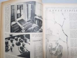 Kotiliesi 1935 nr 9 1.5.1935, Kansi Martta Wendelin,Lapset luontoa rakastamaan, Pienasuntonäyttely mm. Artek-kalusteita, Hedelmäpuut, Virkistyslomat, ym.