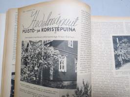 Kotiliesi 1935 nr 9 1.5.1935, Kansi Martta Wendelin,Lapset luontoa rakastamaan, Pienasuntonäyttely mm. Artek-kalusteita, Hedelmäpuut, Virkistyslomat, ym.