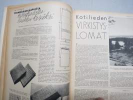 Kotiliesi 1935 nr 9 1.5.1935, Kansi Martta Wendelin,Lapset luontoa rakastamaan, Pienasuntonäyttely mm. Artek-kalusteita, Hedelmäpuut, Virkistyslomat, ym.