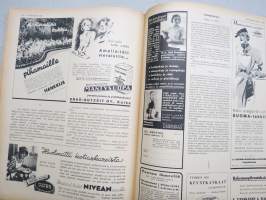 Kotiliesi 1935 nr 9 1.5.1935, Kansi Martta Wendelin,Lapset luontoa rakastamaan, Pienasuntonäyttely mm. Artek-kalusteita, Hedelmäpuut, Virkistyslomat, ym.