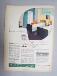 Kotiliesi 1935 nr 9 1.5.1935, Kansi Martta Wendelin,Lapset luontoa rakastamaan, Pienasuntonäyttely mm. Artek-kalusteita, Hedelmäpuut, Virkistyslomat, ym.