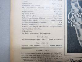 Kotiliesi 1935 nr 7, 1.4.1935 Kansi Martta Wendelin, Kenkämallistoa, Ellinor Ivalo koti, Muutama sana sterilisoimisesta ja -laista, Sairashuone ja -vuode, ym.