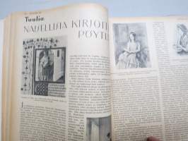 Kotiliesi 1935 nr 3, kansikuva Martta Wendelin, Kuka on oikea Pityu?, Kuolemisen taito on elämäntaidon kypsyysnäyte, Nuorten parien koteja, Vieraskoreutta, ym.