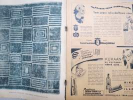 Kotiliesi 1935 nr 2, 15.1.1935, Kansi Martta Wendelin, Runsaasti kuvia, mainoksia  ja artikkeleita, Vuoden 1935 ajankuvaa. Rauman pitsinnyplääjät