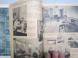 Kotiliesi 1935 nr 2, 15.1.1935, Kansi Martta Wendelin, Runsaasti kuvia, mainoksia  ja artikkeleita, Vuoden 1935 ajankuvaa. Rauman pitsinnyplääjät
