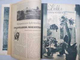 Kotiliesi 1935 nr 2, 15.1.1935, Kansi Martta Wendelin, Runsaasti kuvia, mainoksia  ja artikkeleita, Vuoden 1935 ajankuvaa. Rauman pitsinnyplääjät