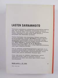 Lasten sairaanhoito : Oppikirja sairaanhoitajaoppilaitoksia varten