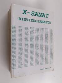 X-sanat : ristikkosanasto