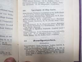 Finlands Stats-Kalender (Statskalender) 1885