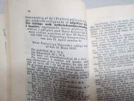 Finlands Stats-Kalender (Statskalender) 1885