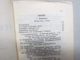 Finlands Stats-Kalender (Statskalender) 1894