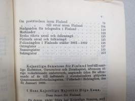 Finlands Stats-Kalender (Statskalender) 1894