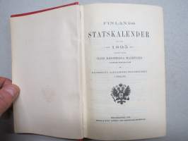 Finlands Stats-Kalender (Statskalender) 1895