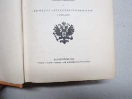 Finlands Stats-Kalender (Statskalender) 1892