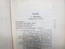 Finlands Stats-Kalender (Statskalender) 1892