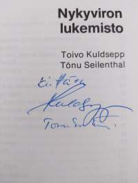 Nykyviron lukemisto (signeerattu)