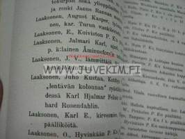 Valtiorikosasiain tiedusteluosaston Luettelo C (Etsintäkuulutetut kovemman luokan punakaartilaiset 15.10.1918 tilanne noin 3 400 henkilönimeä) -näköiskopio