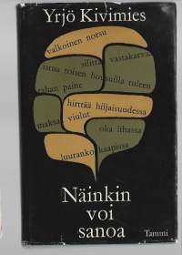 Näinkin voi sanoa : suomen kielen fraseologiaaKirjaHenkilö Kivimies, Yrjö, 1899-1980Tammi 1964