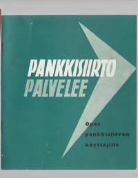 Pankkisiirto palvelee opas käyttäjille 1957