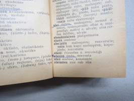 Suomi-esperanto sanakirja plena vortaro finna-esperanta