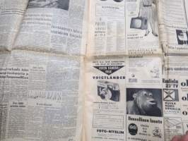 Uusi Suomi 1961, 13.4.1961, Juri Gagarin - Neuvostomajuri kiersi maapallon avaruudessa, Adolf Eichmann oikeudessa, ym.