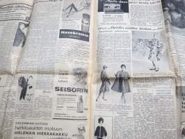 Uusi Suomi 1961, 13.4.1961, Juri Gagarin - Neuvostomajuri kiersi maapallon avaruudessa, Adolf Eichmann oikeudessa, ym.