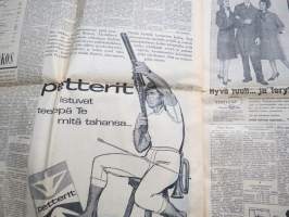 Uusi Suomi 1961, 13.4.1961, Juri Gagarin - Neuvostomajuri kiersi maapallon avaruudessa, Adolf Eichmann oikeudessa, ym.