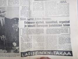 Länsi-Suomi 1961, 13.4.1961, Juri Gagarin - Neuvostomajuri kiersi maapallon avaruudessa, Adolf Eichmann oikeudessa, ym.