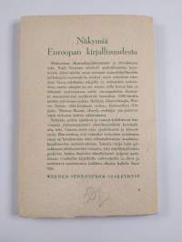 Näkymiä Euroopan kirjallisuudesta