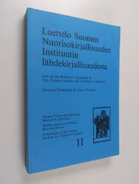 Luettelo Suomen nuorisokirjallisuuden instituutin lähdekirjallisuudesta List of the reference literature in The Finnish Institute for Children&#039;s Literature