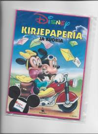 Disney / Minni ja Mikki kirjelehtiö - avaamaton tuotepakkaus 1990-l