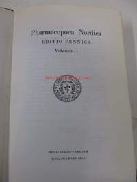 Pharmacopoea Nordica. Editio Fennica. Volumen I