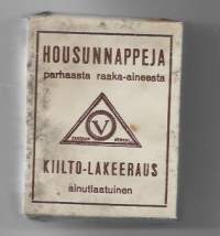 Housunnappeja parhaasta raaka-aineesta kiiltolakeeraus ainutlaatuinen 1 krossi = 144 kpl täysi alkuperäinen tuotepakkaus   7 x 6 x 2,5 cm