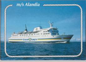 Eckerö Line / Alandia -  laivapostikortti  postikortti lkulkematon