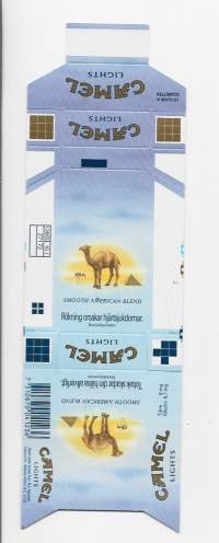 Camel  Lights  -  käyttämätön aihio koottava tupakka-aski toimitus kirjeenä