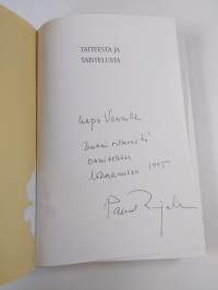 Taiteesta ja taistelusta : Tampereen työväen teatteri 1901-1918 (signeerattu, tekijän omiste)
