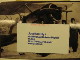 Ruotsalaisten lentolaivue F-19 talvisodassa -valokuva