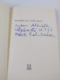 Aurinko on vielä nuori (signeerattu, tekijän omiste)