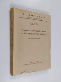 Synonyymitutkimuksia sukulaisnimistön alalta