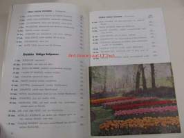 Priskurant. C.J. Segers &amp; Zonen N.V. - Blomsterkodling och Export - Hillegom (Holland)