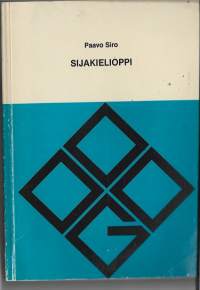 SijakielioppiKirjaHenkilö Siro, Paavo, 1909-1996Gaudeamus 1975