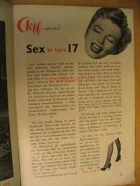 Piff 1954 N:o 8 -ruotsalainen Pin-Up lehti