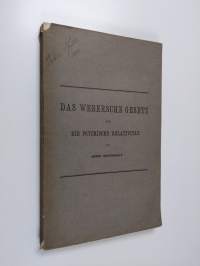 Das Webersche Gesetz und die psychische Relativität