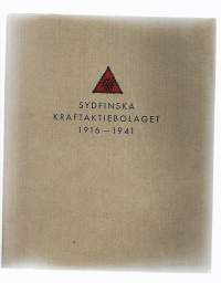 Sydfinska kraftaktiebolaget 1916-1941KirjaNordensvan, G. M.1941.