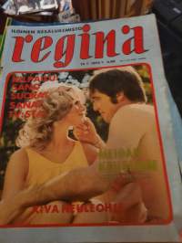 Regina 1975 no 14 kilpailu: sano suora sanat tv:stä, meidän kriisimme, kiva neuleohje