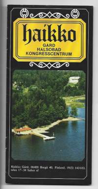 Haikko Porvoo -  matkailuesite  1976