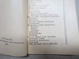 Ensi apu onnettomuuden kohtauksissa ja tappelutantereella. Lyhyt ohjaus Armeliaisuusosastoja ja Parannusjoukkoja varten 1886 (Näköispainos 1981)