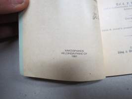 Ensi apu onnettomuuden kohtauksissa ja tappelutantereella. Lyhyt ohjaus Armeliaisuusosastoja ja Parannusjoukkoja varten 1886 (Näköispainos 1981)