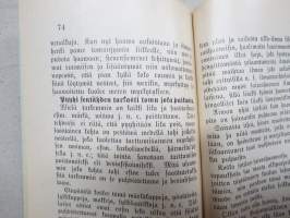 Ensi apu onnettomuuden kohtauksissa ja tappelutantereella. Lyhyt ohjaus Armeliaisuusosastoja ja Parannusjoukkoja varten 1886 (Näköispainos 1981)